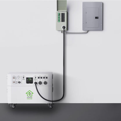 Nature's Generator Refurbished 120V/240V Manual Transfer Switch 30A 6-Circuit for Home Power