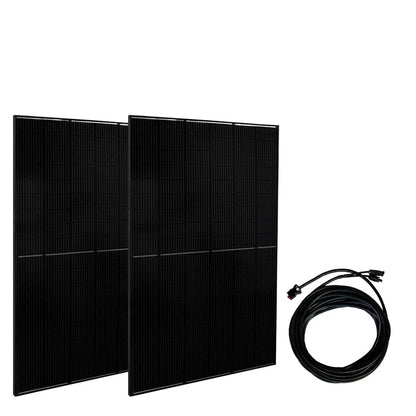 Nature's Generator Lithium 6000 with Solar Panels and Wind Turbine