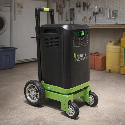 Nature's Generator Heavy Duty Cart 1800 Elite For Power System Mobility With 7 Inch Wheels And 300 Pound Capacity — lifestyle hero image
