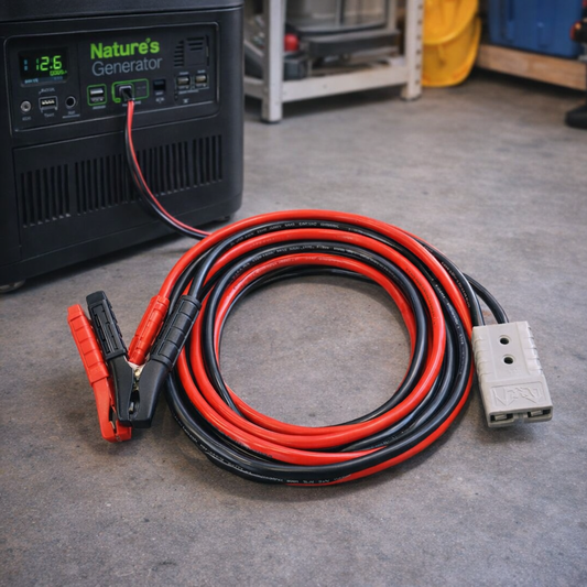 Nature's Generator Jumpstart Cable For Standard 1800 System Model 1800 Vehicle Battery Start — lifestyle hero image