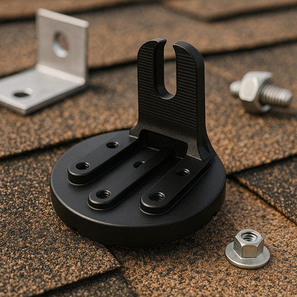 SunModo NanoPlus-B Roof Mounting Attachment for Asphalt Shingle Roof Rail-Less System lifestyle hero image