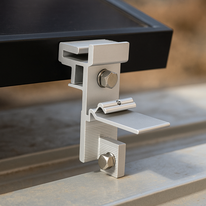 SunModo NanoRack Universal Bracket Nanorack-Uni Self-Bonding Hook-and-Loop Clamp For Rail-Less Pv Arrays lifestyle hero image