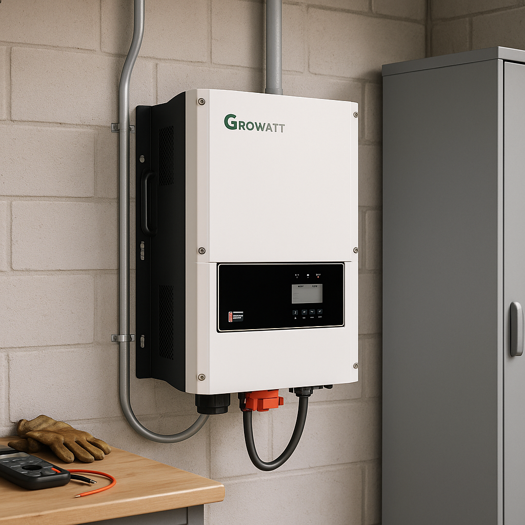 Growatt Split Phase Off Grid Inverter SPF 12000T DVM US MPV 120 240 Volt UL 1741 Certified lifestyle hero image