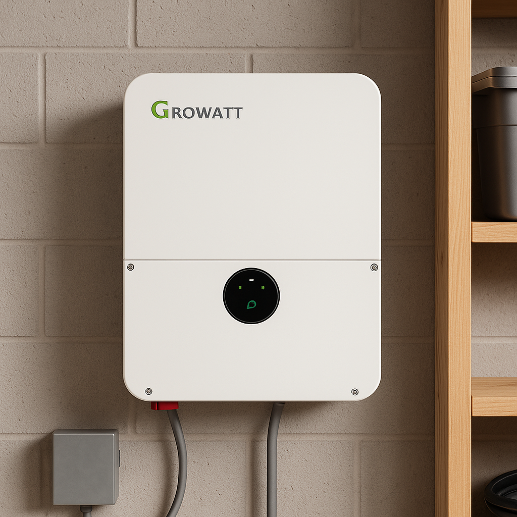 Growatt Min 11400TL-XH-US 11.4kW Grid-Tie Inverter for Solar Power Conversion and Reliability lifestyle hero image