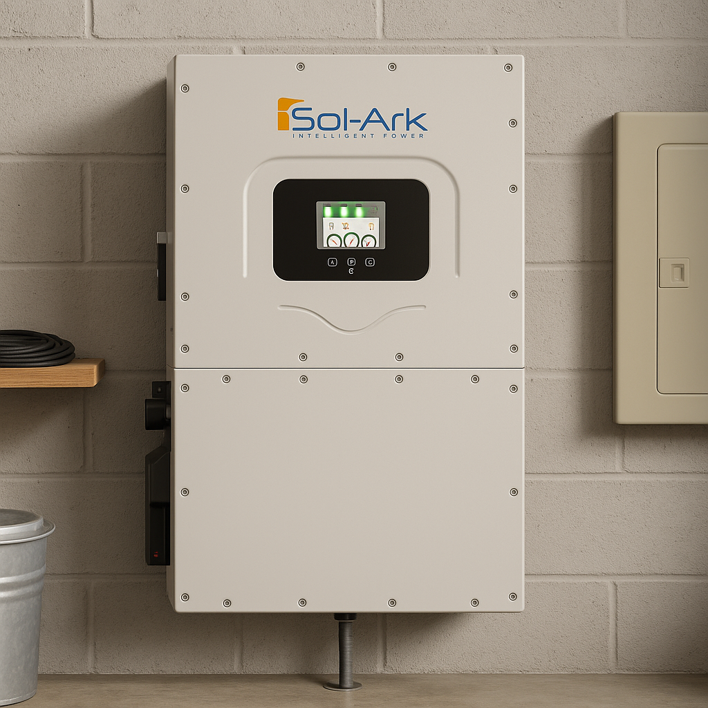 Sol-Ark 60K-3P-480V Commercial Inverter With Native 277 480V Three-Phase Output For Scalable Energy Storage lifestyle hero image