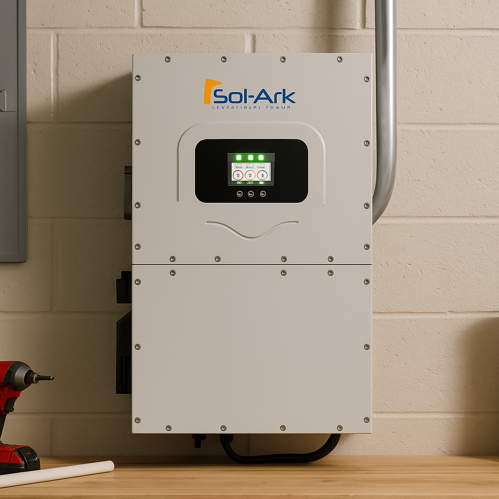 Sol-Ark 30K-3P-208V Commercial Hybrid Inverter Three Phase Output Backup Power for Light Commercial lifestyle hero image