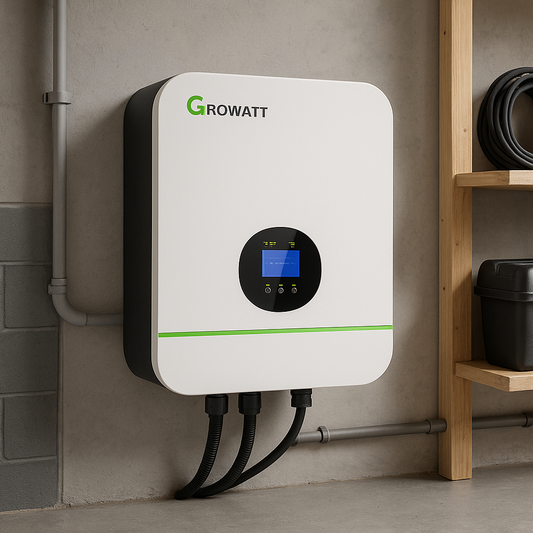 Growatt SPF 3000TL LVM 48P 3kW Off Grid Inverter Stackable Up To 6 Units Pure Sine Output 48V Battery lifestyle hero image