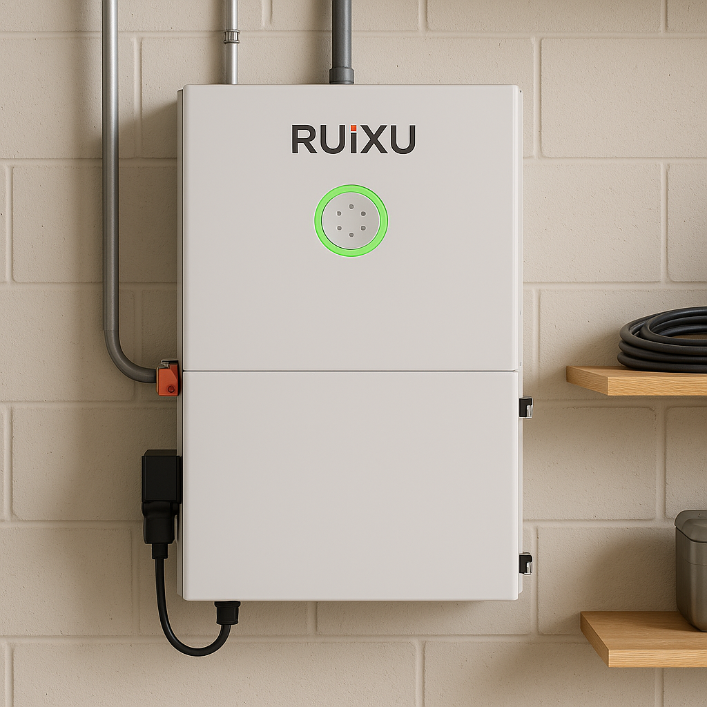 RUiXU RX-12K Hybrid Inverter | 12kW 120/240V Split Phase | Whole Home Backup | 4 MPPT | Off-Grid, Grid-Tie, and Generator-Ready lifestyle hero image