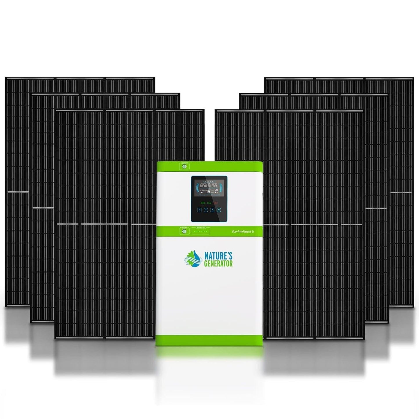 Nature's Generator Powerhouse Gold System Solar Generator With 6x410W Panels And 5040Wh LiFePO4 Batteries