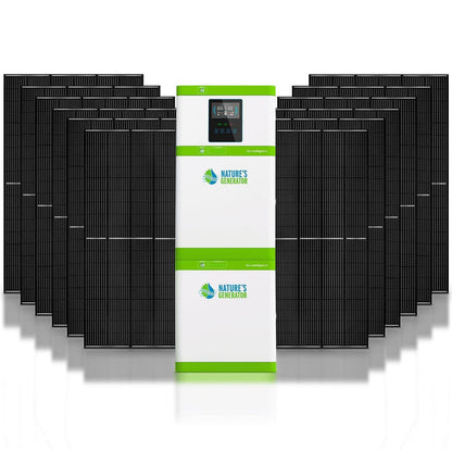 Nature’s Generator Powerhouse Platinum Solar Power System With Power Pod And 10080Wh LiFePO4 Batteries