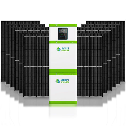Nature’s Generator Powerhouse Platinum Solar Power System With Power Pod And 10080Wh LiFePO4 Batteries