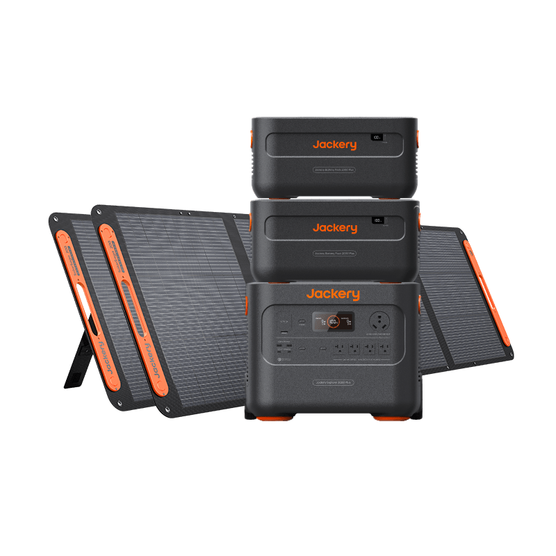 Solar Generator 2000 Plus Off Grid Power Supply For Heavy Loads Up To 6000 W Expandable Storage From 2 KWh To 24 KWh