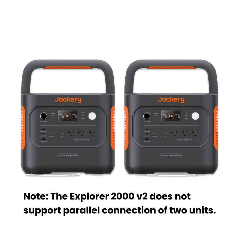 Jackery Explorer 2000 V2 Portable Power Station Emergency Backup Power For Home And Off Grid