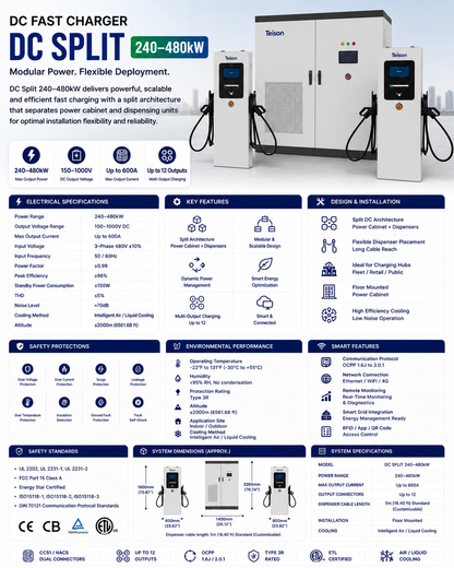 Teison DC Split 240-480kW System