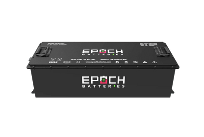 Epoch Batteries 48V 160Ah - LiMax Series - Lithium (LiFePO4) Golf Cart Battery - Complete Kit